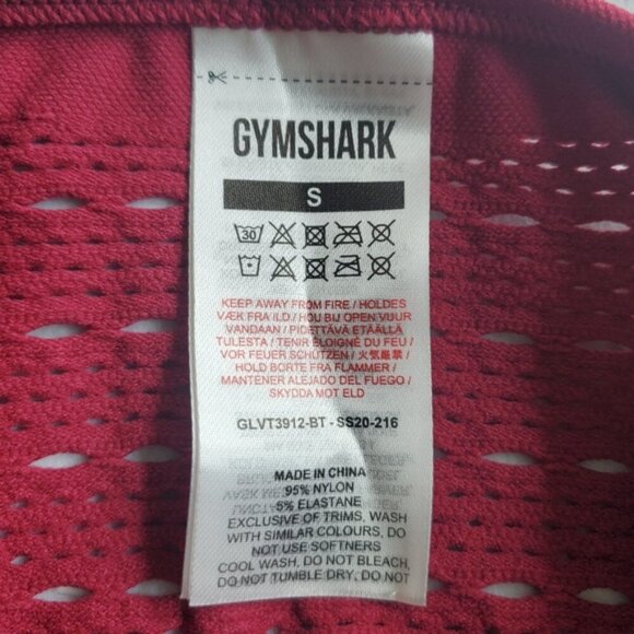Gymshark Energy Seamless Loose Vest in Beet Size Small - Picture 7 of 10